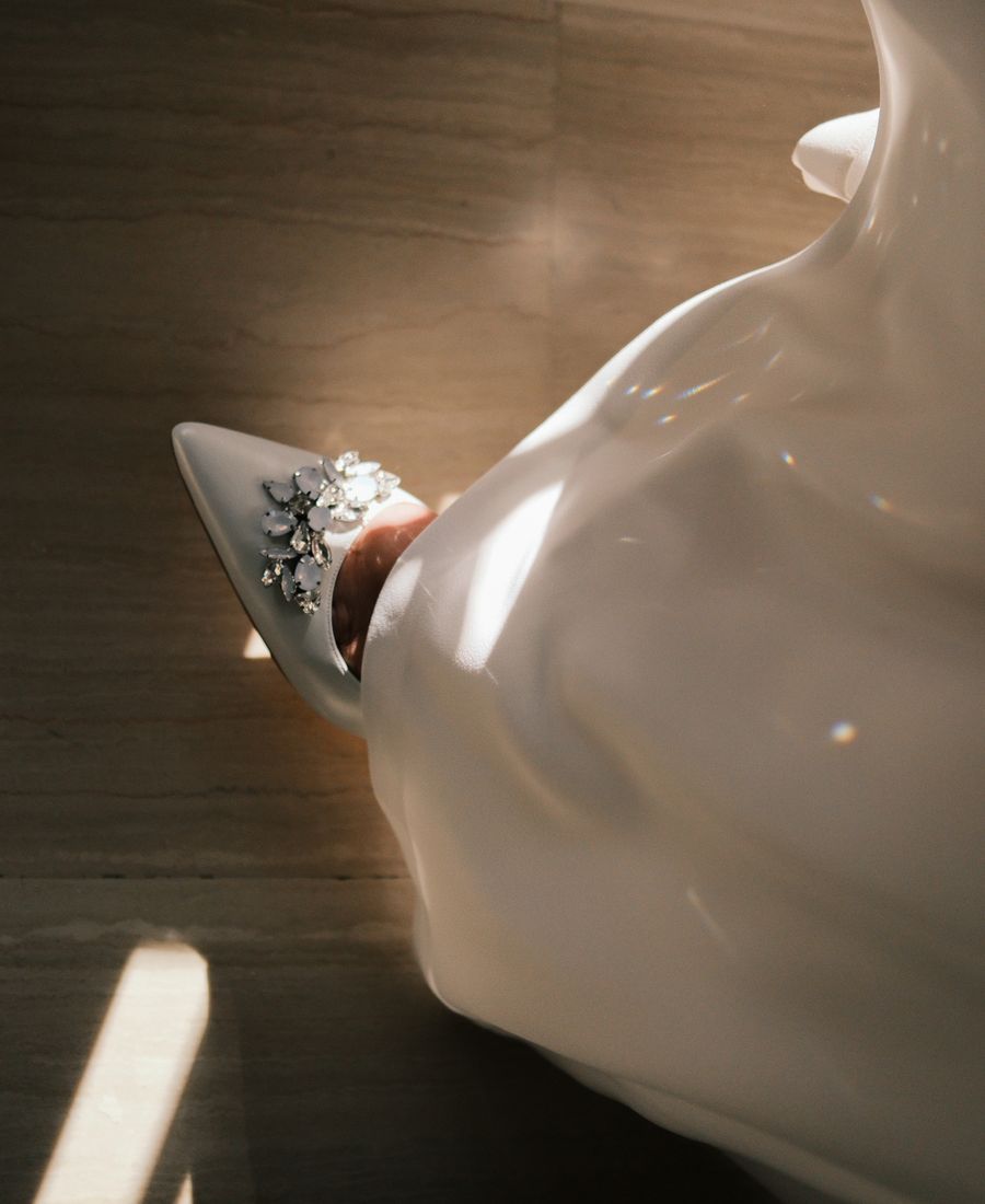 zapato novia luz