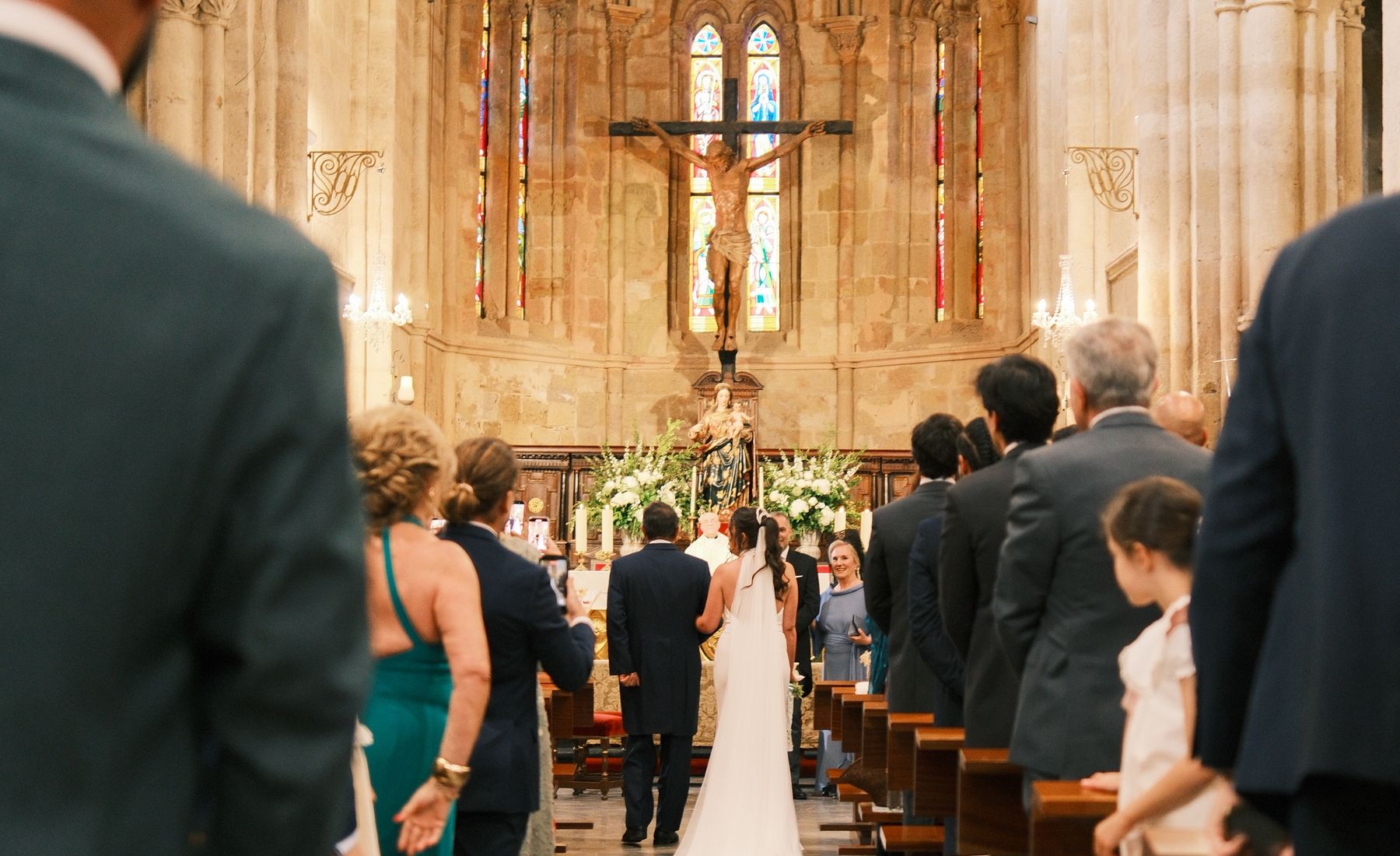 pareja altar