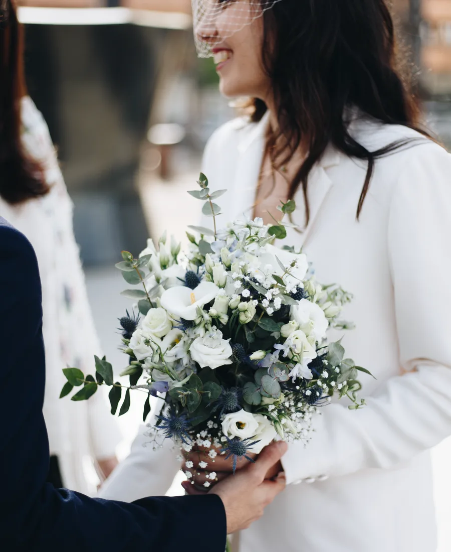 Ramo y encuentro de los novios